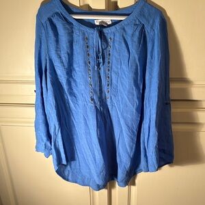 Kim Rogers Women's Blue Blouse